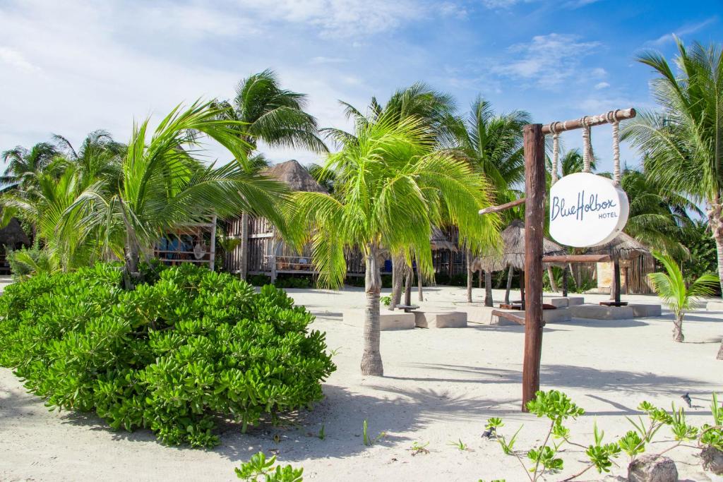 Blue Holbox hotel beach